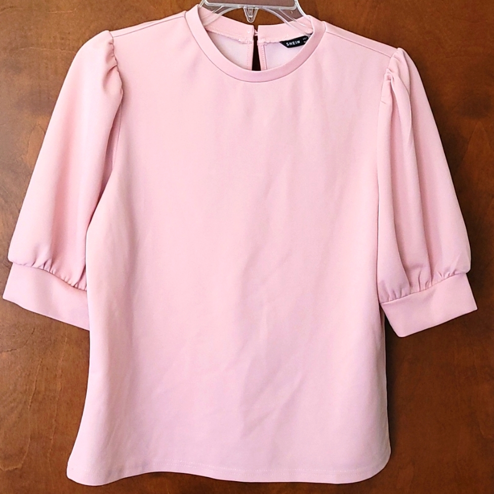 Shein puff sleeve top